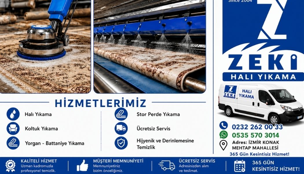 Konak Mehtap Mahallesi Genişletilmiş Halı Yıkama